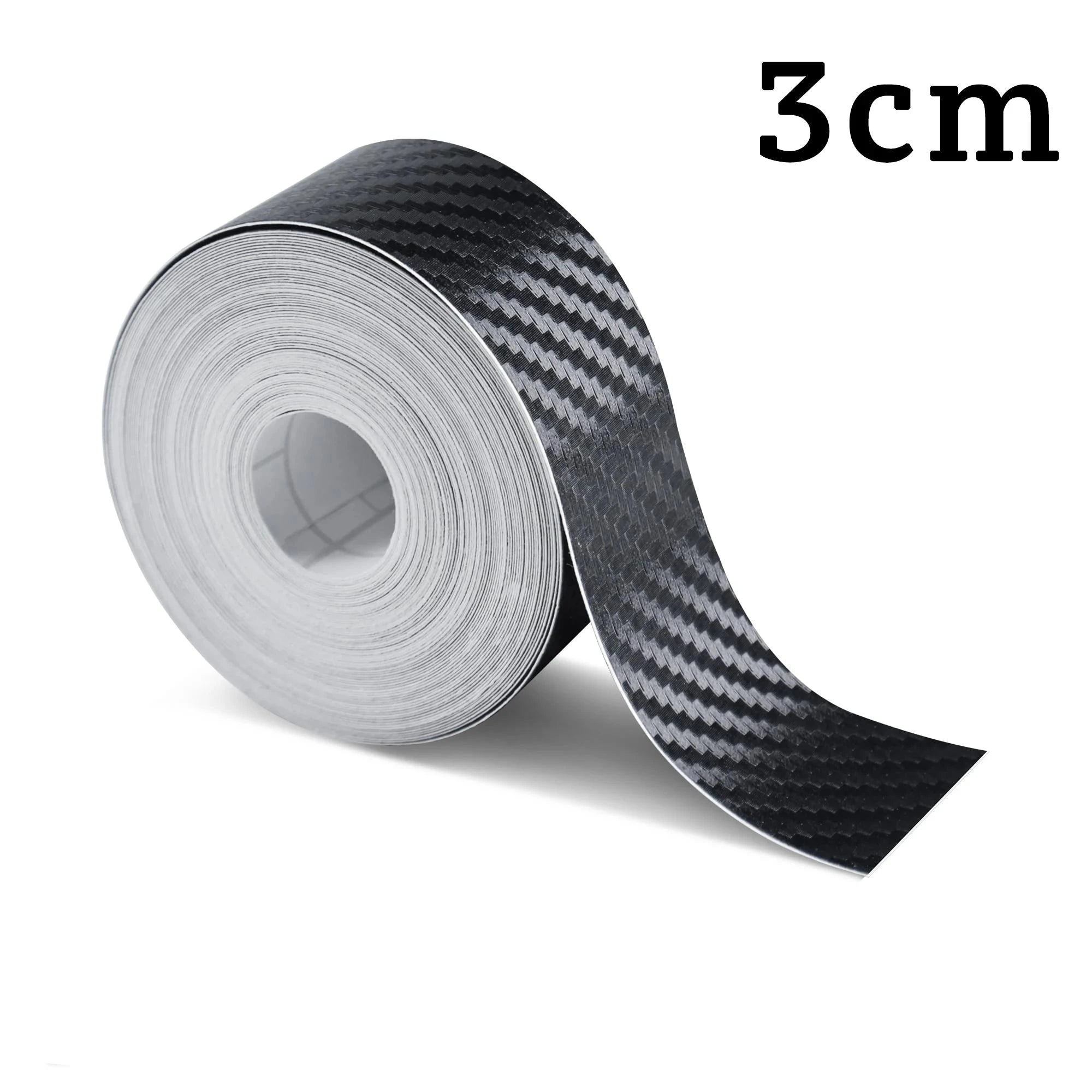 1-10m Nano Carbon Fiber Car 3D Tape Sticker Door Mirror Paste Protector Strip DIY Protection Protective Film Waterproof Adhesive Econic Blanks